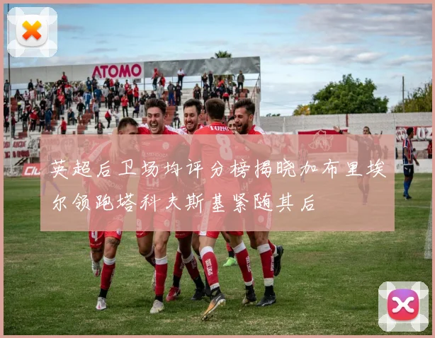英超后卫场均评分榜揭晓加布里埃尔领跑塔科夫斯基紧随其后