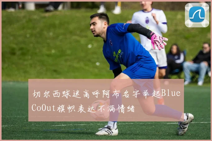 切尔西球迷高呼阿布名字举起BlueCoOut旗帜表达不满情绪